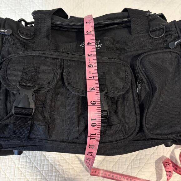 NEX USA PAK Pack & Explore Duffle Bag Black SzOS Travel Carry-On Sporty Vacation - Picture 8 of 9